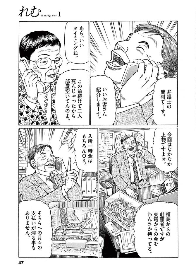 『れむ a stray cat』©山本おさむ／小学館