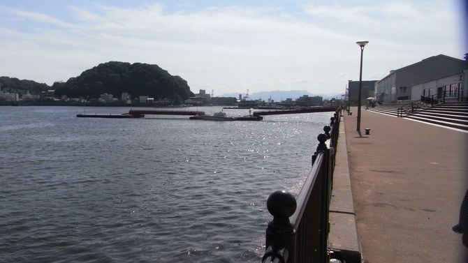 宇品港の一部。