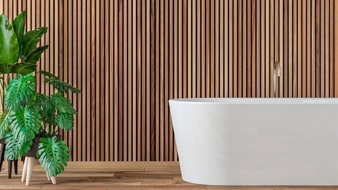 モダンなバスルーム