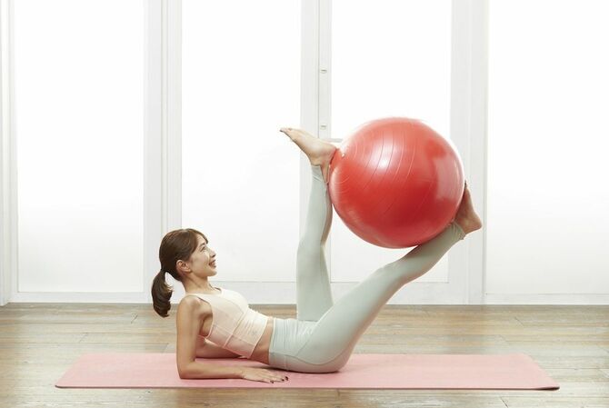 写真⑦ 出典=SAYAKA『バランスボール「美やせ」革命』(プレジデント社)