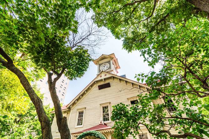 海道札幌市の時計台
