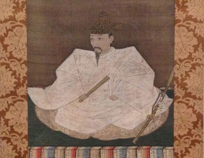 秀吉清正記念館蔵の豊臣秀吉画像の複製