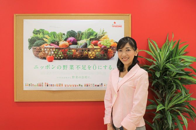 カゴメ マーケティング本部 広告部宣伝グループ 久森匡子さん