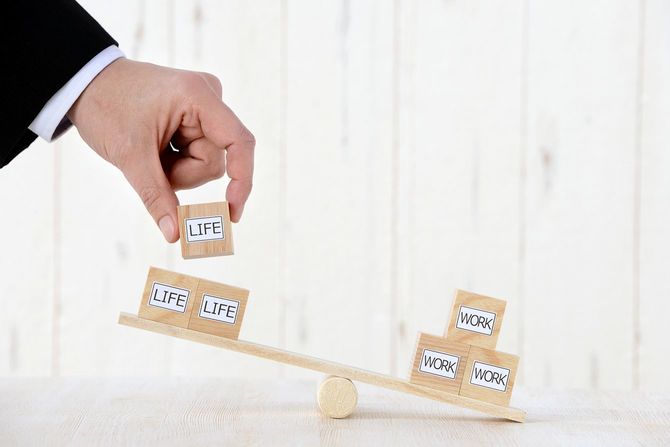 仕事と生活の概念