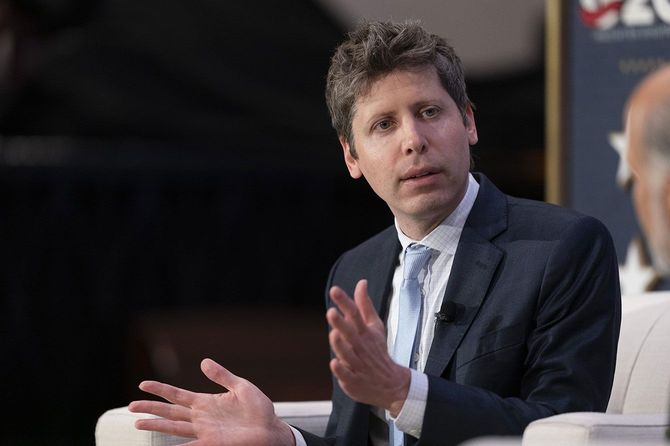 米オープンAIのアルトマンCEO＝2026年9月2日、米ノースカロライナ州