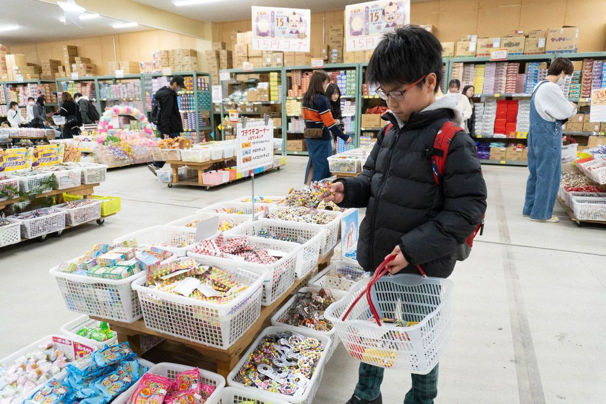 「日本一のだがし売場」店内