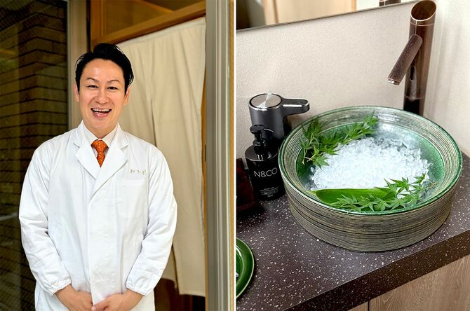 「赤坂おぎ乃」(東京・赤坂) 店主の荻野聡士さん