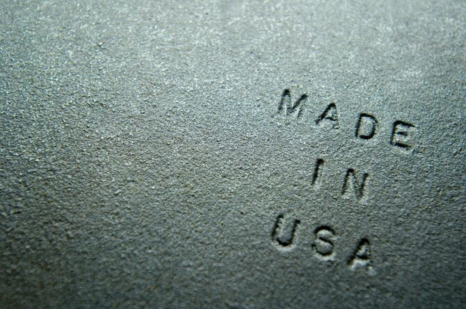MADE IN USAの刻印