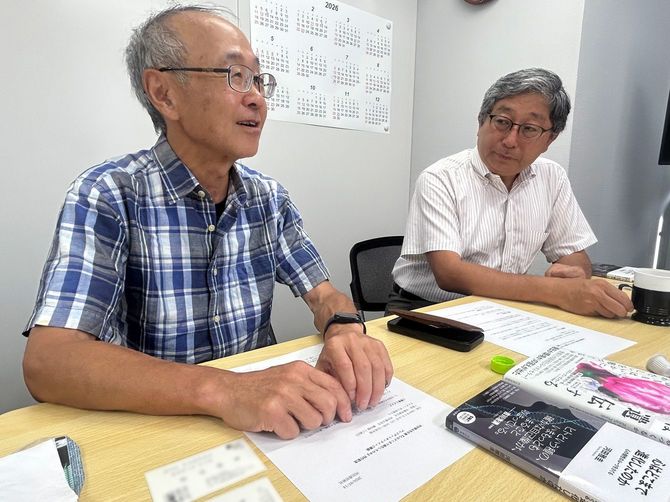 大盛り上がりだった鼎談の様子。左が河田氏、右が安藤氏。