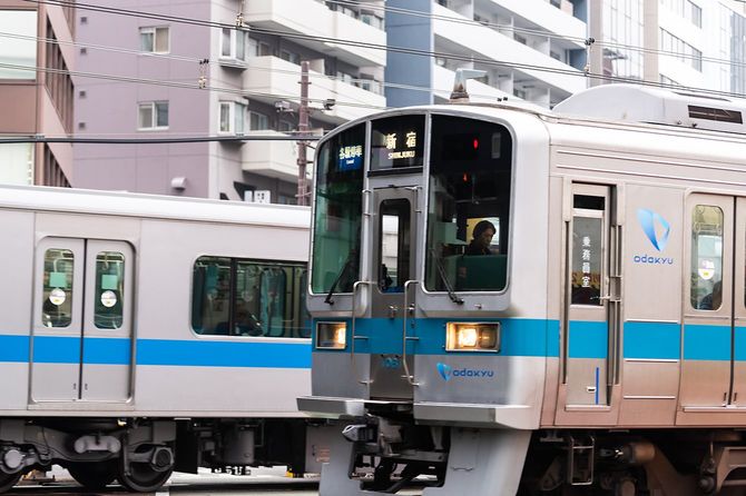 鉄道踏切と小田急