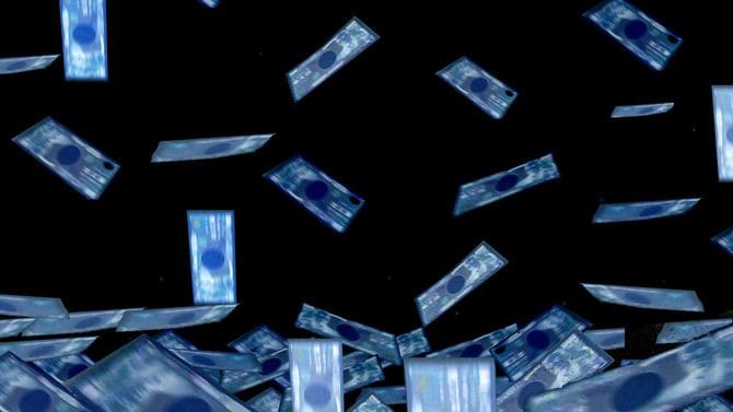 汚いお金が降ってくる