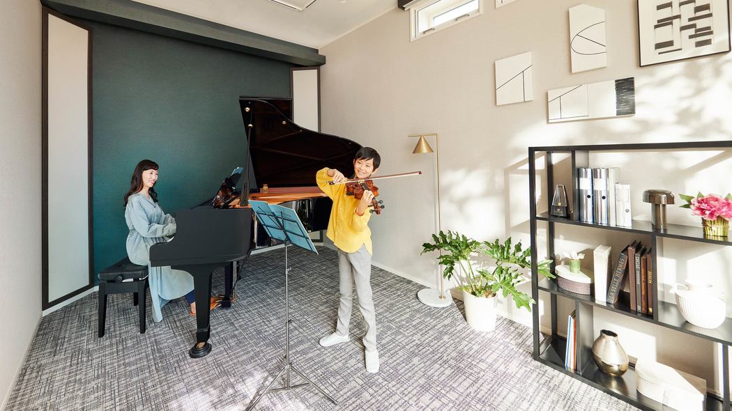 "音を自由に､音から自由に"快適防音室&静音室 ダイワハウス｢音の自由区｣