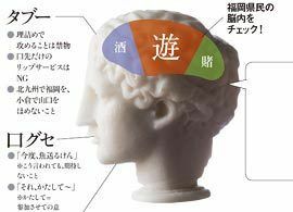 福岡県民――目立ちたがり屋の楽天家。こむずかしい話は聞かぬふり