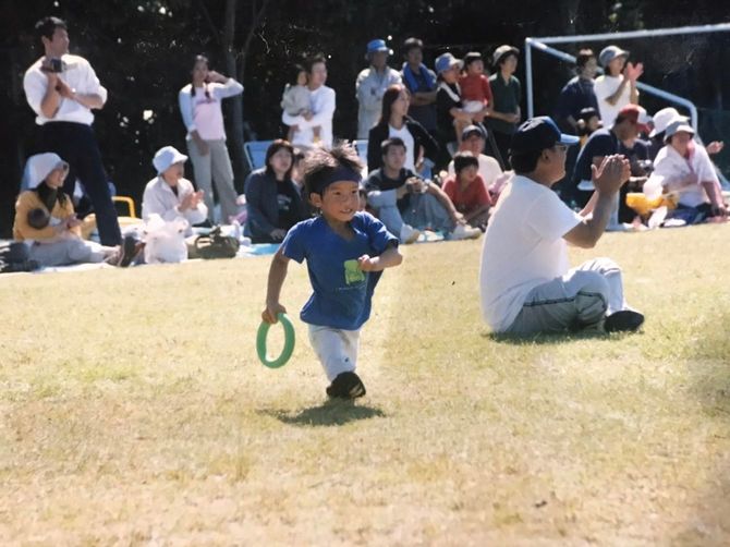 保育園時代の鳥海選手