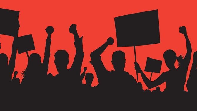 人々のシルエットのイメージ