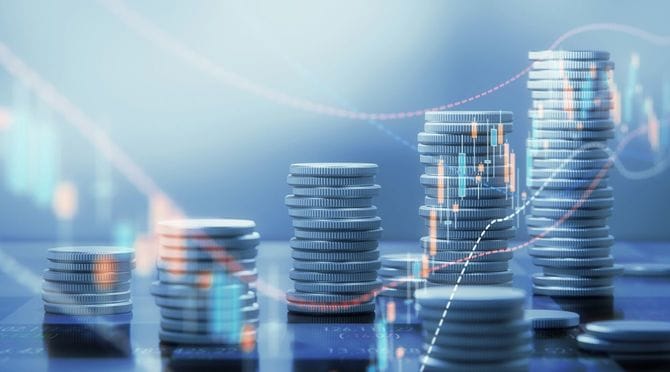 コイン スタックとチェス盤のグラフ 