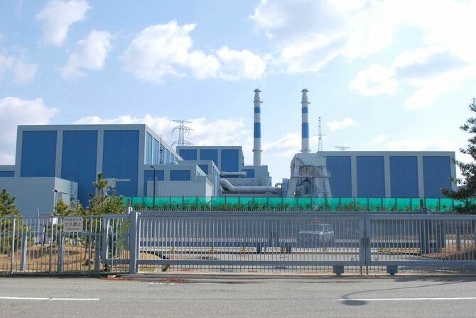 北陸電力の志賀原子力発電所。