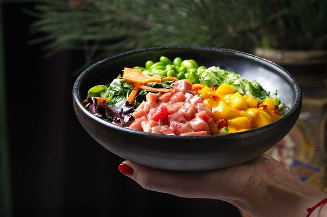 ハワイ料理ポキ