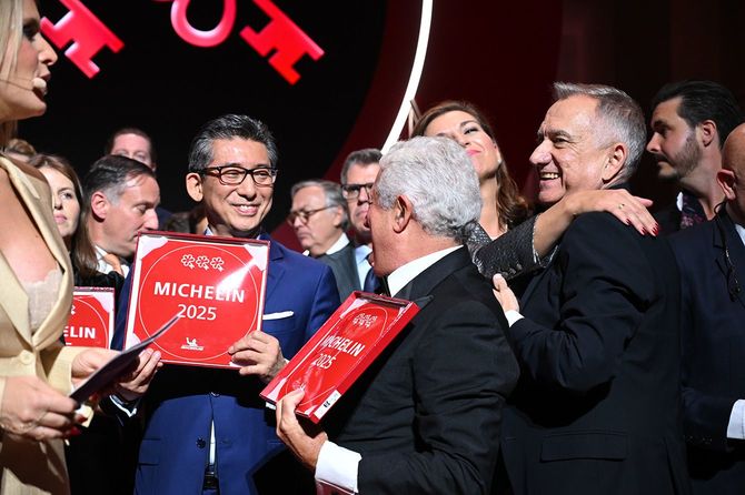 2025年10月8日(日本時間9日)にパリで開催された「ミシュランキー」授賞式の様子