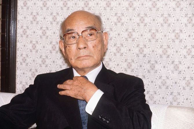 土光敏夫第2次臨時行政調査会会長（1981年10月）