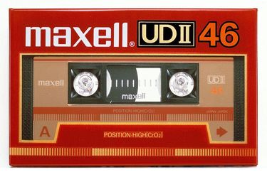 未開封 ハイポジ カセットテープ maxell UD2 やかましい 4本セット