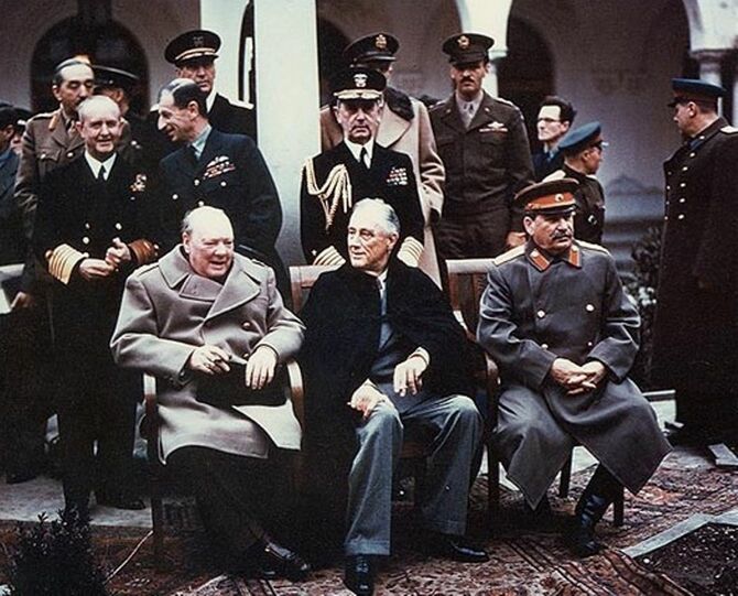1945年2月に行われたヤルタ会談