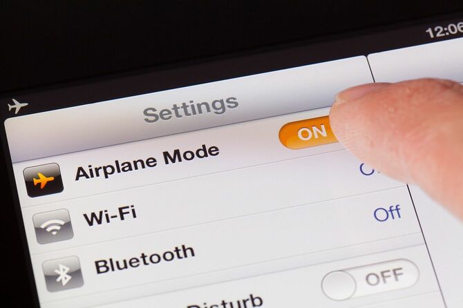 スマホの機内モード