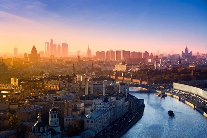 美しいモスクワの街並み