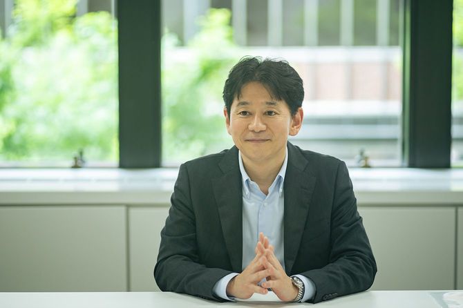 第一生命ホールディングス執行役員でグループCHROの沼田陽太郎氏。1995年に入社。第一生命ベトナム、DLI NORTH AMERICAなどを経て2023年より現職。