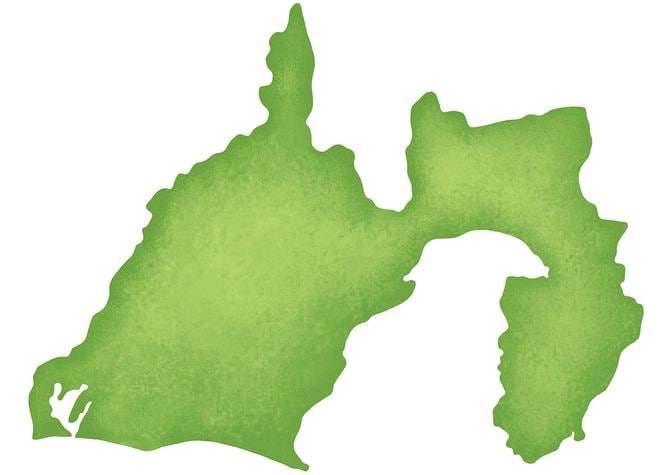 静岡県の地図