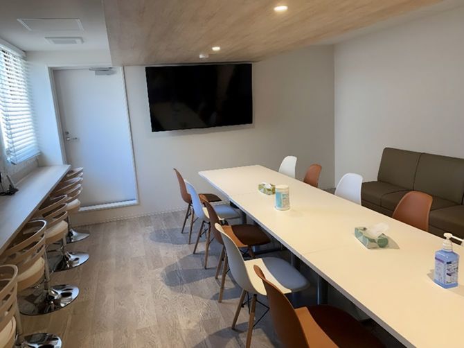 スタッフの休憩ルーム